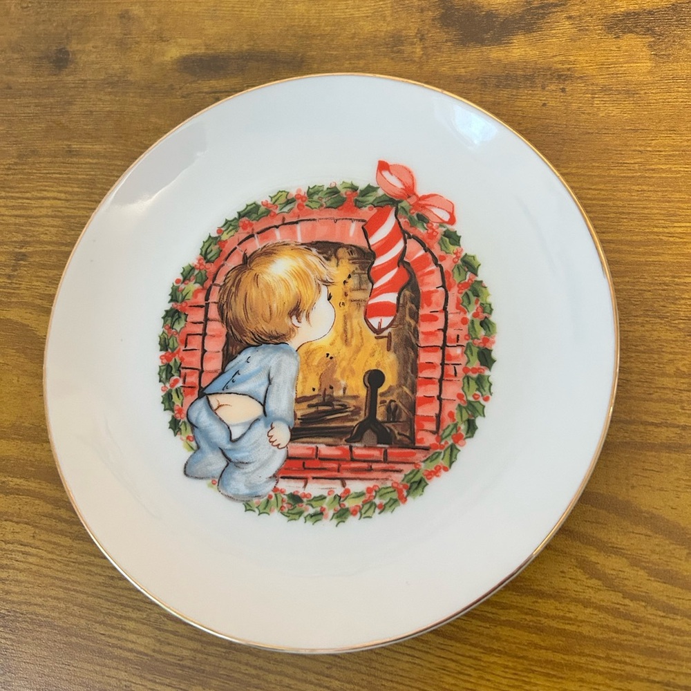 Vintage 1982 Jasco Christmas plate🎄